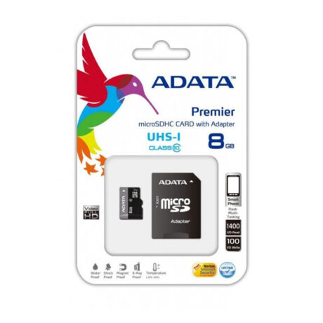 MicroSD 8GB AUSDH8GUICL10 RA1 2